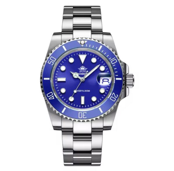 Addisdive watch Blue Green Blue Dial  Quartz movement  Bezel Size 42 mm Stainless steel 