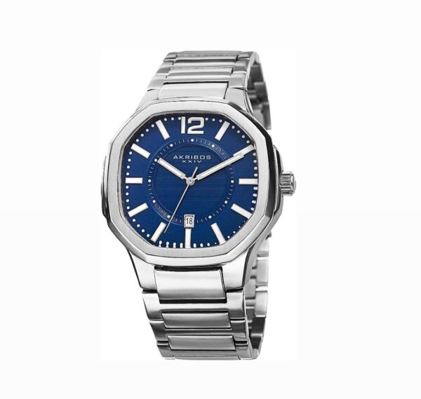 Akriboss XXIV Watch Blue dial  Bezel Size 44 mm Quartz Movement  Stainless Steel